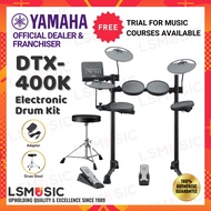 Yamaha DTX400K Electronic Drum Kit w Drum Stool Yamaha Digital Drum Set ( DTX-400K / DTX 400K / DTX4