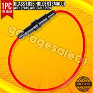 ⚡⚡Glass In-Line Fuse Holder Box Screw Connect For Cars, Motorcycles, Scooters, ATV SMALL⚡