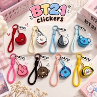 GANTUNGAN BT21 Character Clicker 3D Printed | BT21 Keychain | Cute Character Keychain