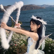 Angel Bow Arrow Photo Props Angel Wings Travel Performance Dress Up Adult Children Angel Photo Feath