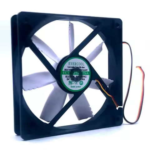 120mm fan computer case Mute cooling low noise EC12025M12SA 12025 sleeve bearing 12V 0.28A 1200RPM 5