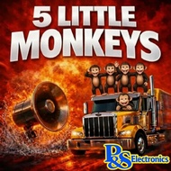 Horn Backhorn 5 LITTLE MONKEYS Clear Crisp Loud Sound Waterproof & Submersible 12 to 24V.