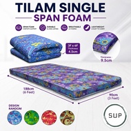 Single Mattress 3ft x 6ft / Tilam Single Span Foam / Tilam Bujang Gulung ( Random Pattern )