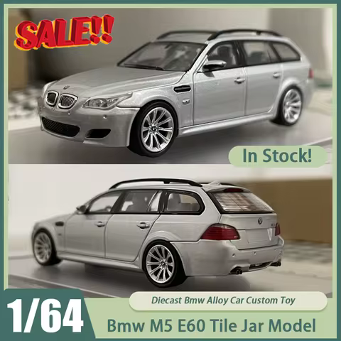 New In Stock King Model Km 1:64 Bmw M5 E60 Tile Jar Model Alloy Miniature Diecast Bmw M5 E60 Ornamen