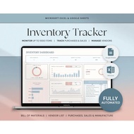Inventory Tracker Spreadsheet Small Business Inventory Template Google/Excel Inventory Management