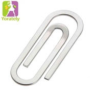 Stainless Steel Metal Money Clips Paper Clip Holder Folder