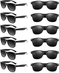 Epokus Sunglasses, Vintage Glasses, Pack of 12 Party Sunglasses, 80s 90s Fashion Hippie Glasses for