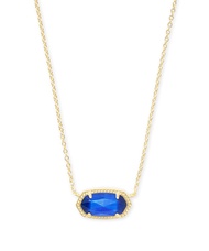Elisa Pendant Necklace for Women, Fashion Jewelry, 14k Gold-Plated
