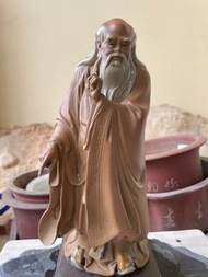 頂價購：石灣公仔名家劉澤棉大師製作老子瓷像，石灣公仔，清朝瓷器，花樽 花瓶 陶瓷 瓷器 擺件 石灣公仔，瓷像，玉雕，木雕，銅雕，石灣公仔，石雕，佛像，玉石，古董，石灣公仔，福祿壽，青花瓷，白瓷像，白瓷