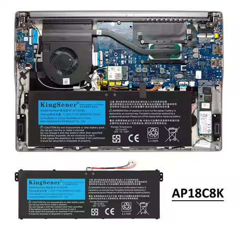 KingSener AP18C8K AP18C4K Laptop Battery For Acer Aspire 5 A515-43-R057 R4MG R6F6 R6WW A515-44 R7NU 