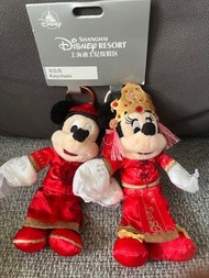 結婚公仔 上海迪士尼 米奇米妮 鑰匙扣