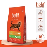 BELIF CHICKEN & TURKEY DRY CAT FOOD 18KG