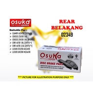 OSUKA - Toyota Camry ASV70 2019y"+ Cross CHR 1.8L 2.0L 2017y"+ / Lexus ES250 UX200 Rear Brake Disc P