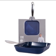 Chef Wan’s Edition Neoflam Forged Aluminium Cookware Grill Pan 28cm Wok With Glass Lid 28cm