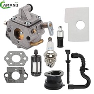 [AMANDA] MS170 Carburetor Fit MS180 Carburetor 017018 MS170C MS180C Chainsaw 11301200603