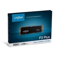 Micron 美光  Crucial P3 Plus 500GBM.2 PCIe Gen4-5年保SSD固態硬碟