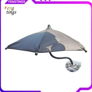 [Ft] Lightweight Phone Shade Mobile Phone Sun Shade Portable Foldable Car Phone Sunshade Umbrella wi