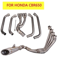 Full Racing Line Exhaust System Front Link Pipe For CBR650R CB650F CB650R CBR650F  2018-2022