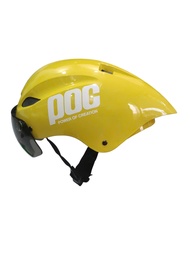 (P03 Kính Bấm Không Tăng Chỉnh) Mũ Xe Máy Độ Tem POC BH 12 Tháng Tặng Tai Mèo