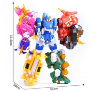 Original 7 IN 1 Mini Force 2 Super Dino Power Transformation Robot Toys Action Figures Mini Force X