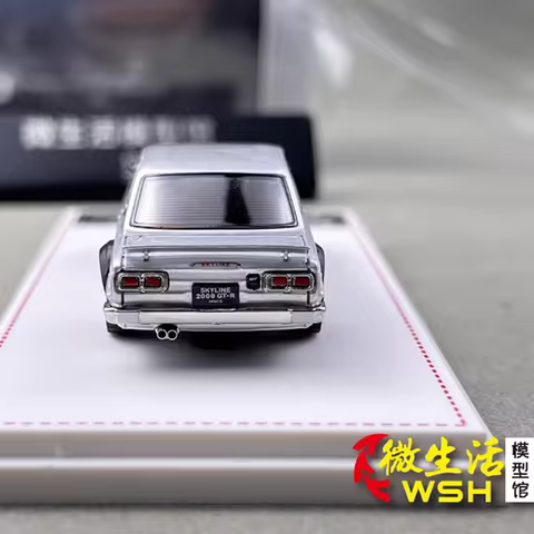 FH 1:64 2000GT-R KPGC10 Alloy Car Model Collectibles souvenirs static finished ornaments Scene simul