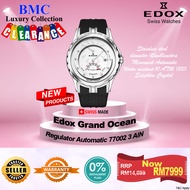 Edox Grand Ocean Regulator Automatic Men's Automatic Watch 77002-3-AIN  NEW