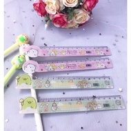 San-X SUMIKKO GURASHI Kawaii animal Straight Ruler Cute 15cm Template Scale Drawing Rulers For Office School Supplies kids Stationery Gift