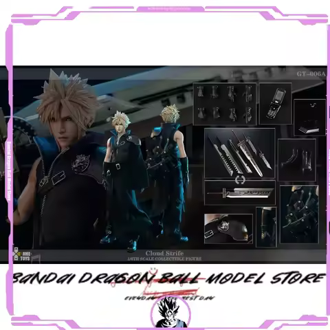 In Stock 100% Original Gametoys GT-006A GT-006C 1/6 Male Warrior AC Version Cloud Strife Model Full 