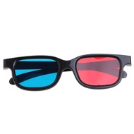 Dal 3D Glasses 3D Anaglyph Glasses Black Flash 3D for TV Movies Cinema