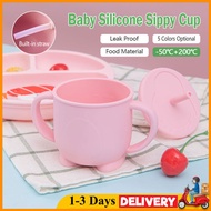 Baby feeding training cup BPA Free Leakproof Silicone Sippy Cup Eco Friendly Baby bottle baby straw cup