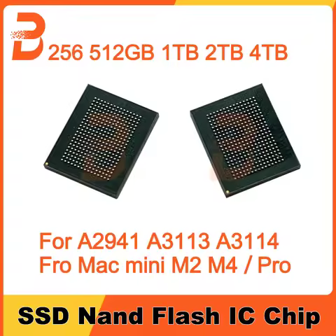 Original For MacBook Air A2941 A3113 A3114 For Mac mini M2 M2 Pro M4 M4 Pro SSD Nand Flash IC Chip 2