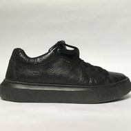 Sepatu Sneakers Pria Geox Respira Hitam uk.39 Original Kulit Asli