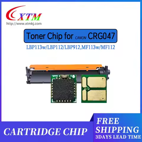 10X 047 CRG047 Toner chip for Canon LBP113w LBP112 LBP912 MF113w MF112 printer laser cartridge chip