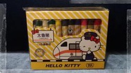 ^.^飛行屋(全新品)TRA 台鐵授權-新太魯閣 Hello Kitty列車/12色蠟筆組