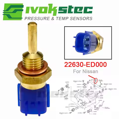 Coolant Temp Sensor For NISSAN 300ZX 200SX 350Z 370Z NP300 NP300 NV200 NT400 X-Trail GT-R Primera Pa