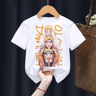 New Japanese Anime Clothes Children Outfit Naruto T Shirt Kids Clothes Cartoon Akatsuki Sasuke Itach