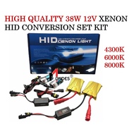 HIGH QUALITY 12V 38W H1 H3 H4-2 H4-3 H7 H8 / H9 / H11 9005 9006 881 6000K 8000K 4300K Xenon HID Conv