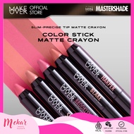 MAKE OVER Color Stick Matte Crayon 2.6 g | Matte Lipstick | Lipstick Make Over |Lip Crayon Make Over