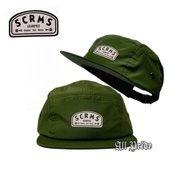 SCRMS 5 Panel Snapback Hat Five Panel Snapback Hat Six Panel Men's Women's SCREAMOUS/ 5 Panel Cap 6 