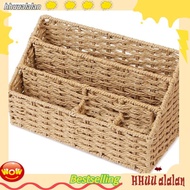 hhuuaWoven Mail Organizer for Desk Countertop Desktop Mail Holder Sorter