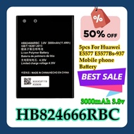 5pcs For Huawei E5577 E5577Bs-937 Mobile phone HB824666RBC Battery 3000mAh