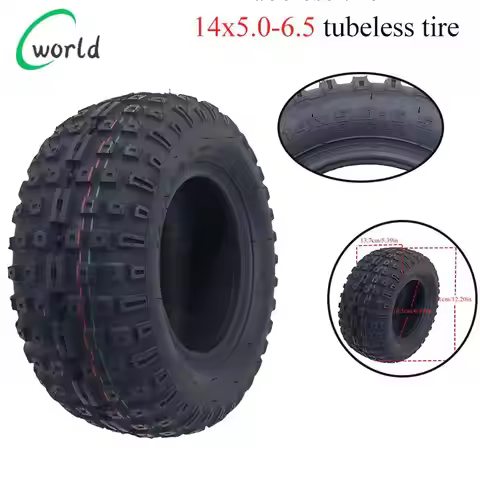 14 Inch High Quality Electric Scooter Tubeless Tire 14X5.0-6.5 130/70-6.5 for FLJ K6 E2 K14 Good Qua