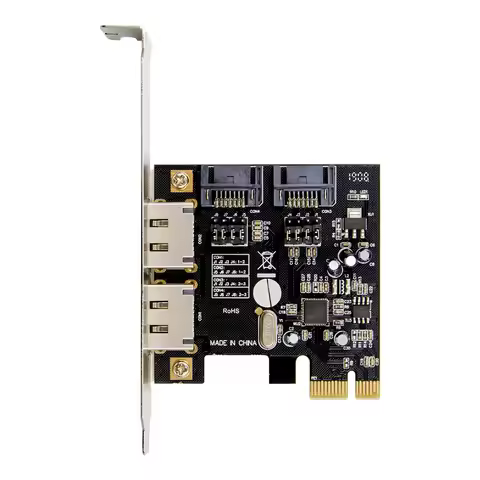 Efficient PCIE ESATA SATA III Expansion Card PCI-E To SATA3.0 6Gb/S PCI-E Express Adapter ASM1061 Ch