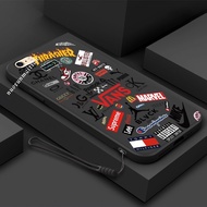 Casing OPPO A94  A98 5G A1 5G A78 5G Graffiti Trendy Brand Colorful Letter Case