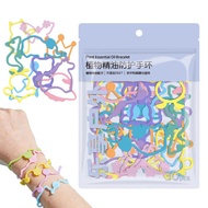 Bracelet for Gnats 30 Pieces Fly Defense Wristband Outdoor Scent Bracelet Mosquito Repellent Bracele