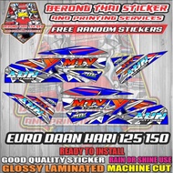 Euro Daan Hari 125 150 Mtv X Aun Decals Glossy