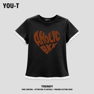 ChillTee Lace Women's T-shirt Weight Loss Korean Style AHOLIC LOVE 现货