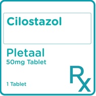 PLETAAL Cilostazol 50mg 1 Tablet [PRESCRIPTION REQUIRED]