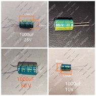 1000uF 25V 1000uF 35V 1000uF 50V 1000uF 10V Capacitor Kapasitor 电容