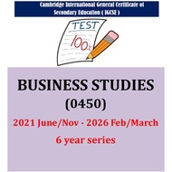 IGCSE BUSINESS STUDIES PAST EXAM PAPERS